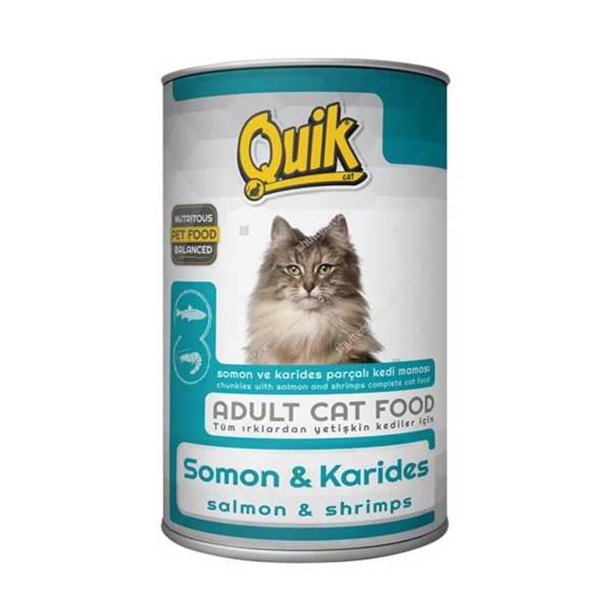 Quik Somon ve Karidesli Kedi Konservesi 415 Gr