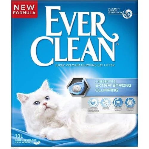 Ever Clean Extra Strong Clumping Unscented  10 L