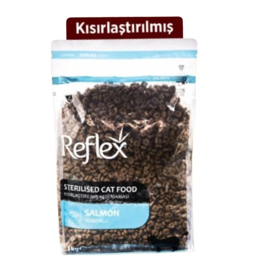 Reflex Somonlu Kısırlaştırılmıış Kedi Maması 1 Kg