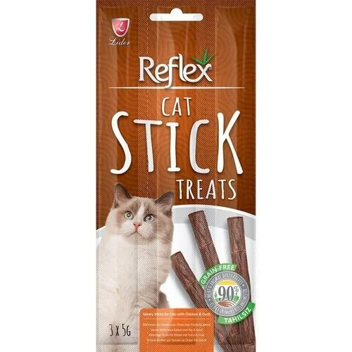 Reflex Tavuklu Ördekli Kedi Ödül Çubuğu 5 Gr 3 Adet