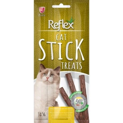 Reflex Hindili Kuzulu Kedi Ödül Çubuğu 5 Gr 3 Adet