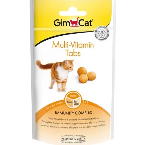 GimCat Multi-Vitamin Ödül Tableti 40 Gr