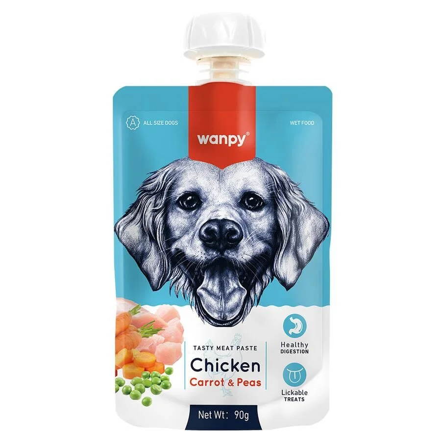 Wanpy Tavuklu-Havuçlu Köpek Et Ezmesi 90 gr