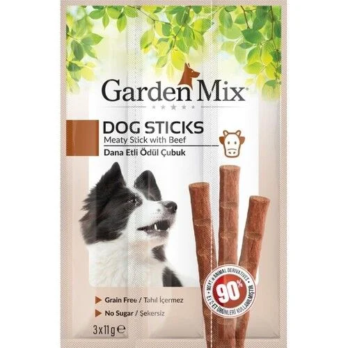 Garden Mix Dana Etli Köpek Stick Ödül 3*11 Gr