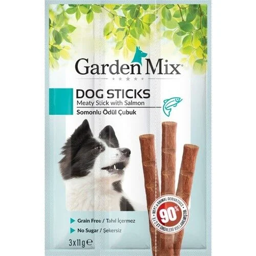 Garden Mix Somonlu Köpek Stick Ödül 3*11 Gr