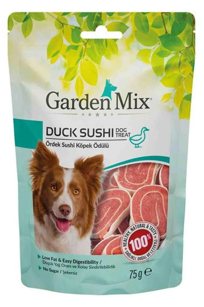 Garden Mix Ördekli Sushi Köpek Ödül Maması 75 Gr