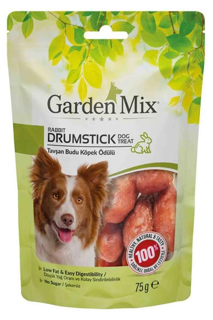 Garden Mix Tavşan Budu Köpek Ödül Maması 75 Gr