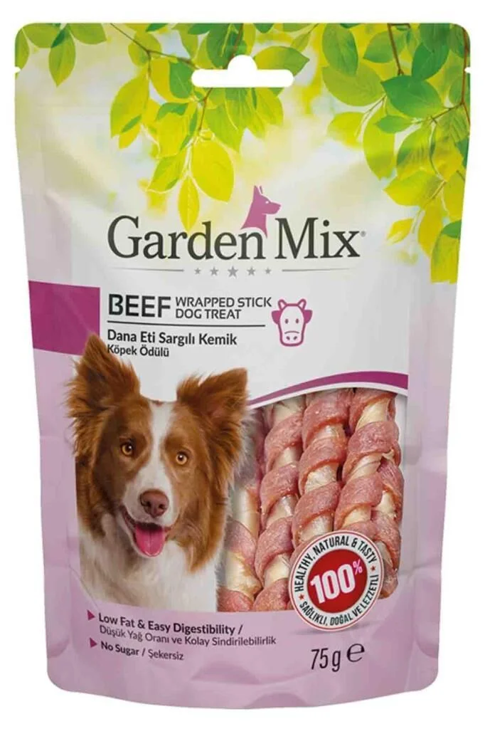Garden Mix Dana Etli Kemik Köpek Ödül Maması 75 Gr