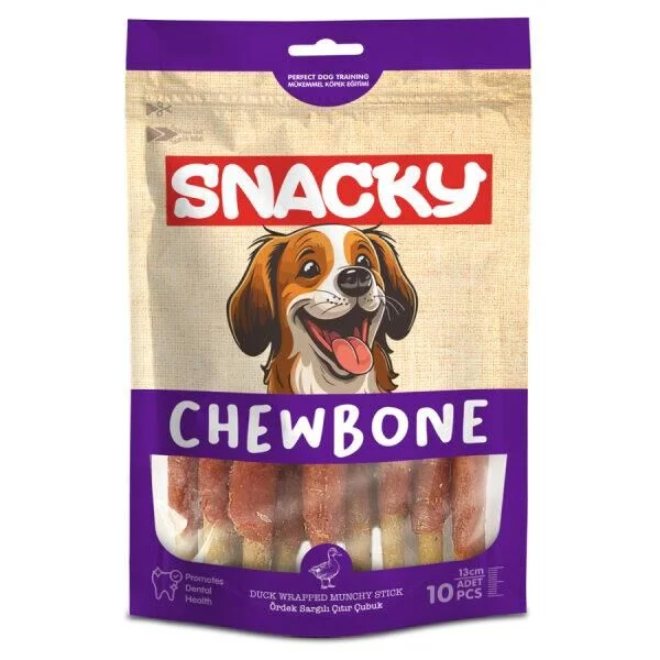 Snacky Munchy Ördek Sargılı Köpek Ödülü 10lu