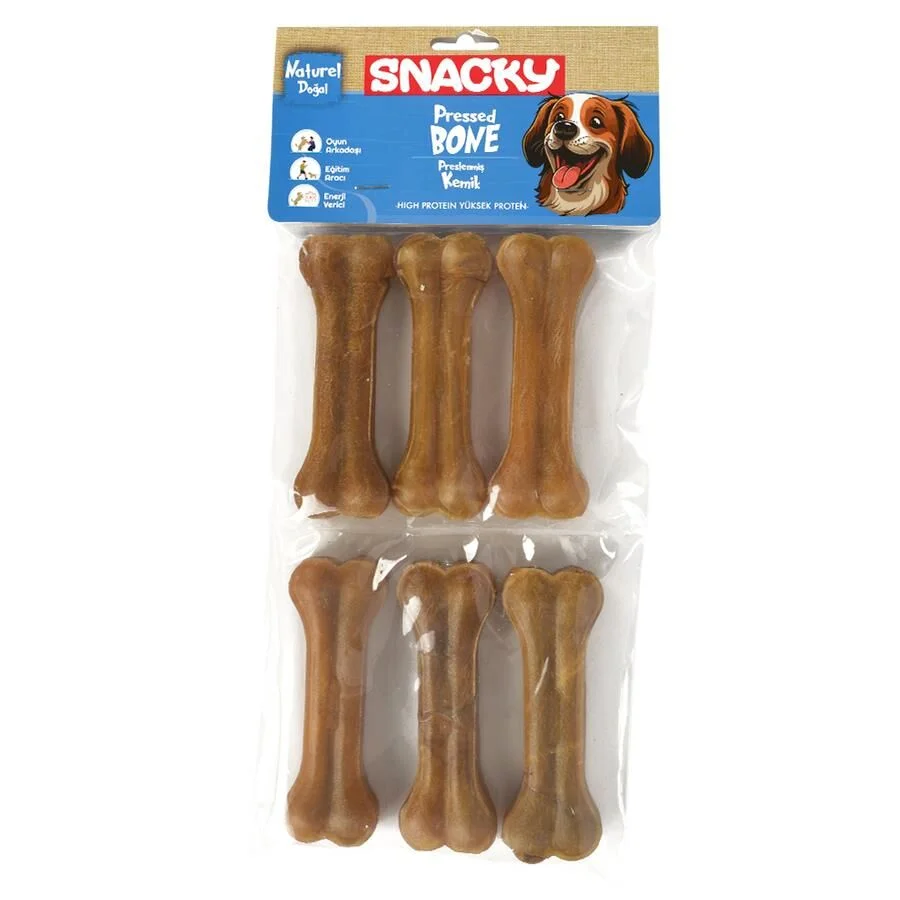 Snacky Natural Köpek Çiğneme Kemiği 10cm 6lı