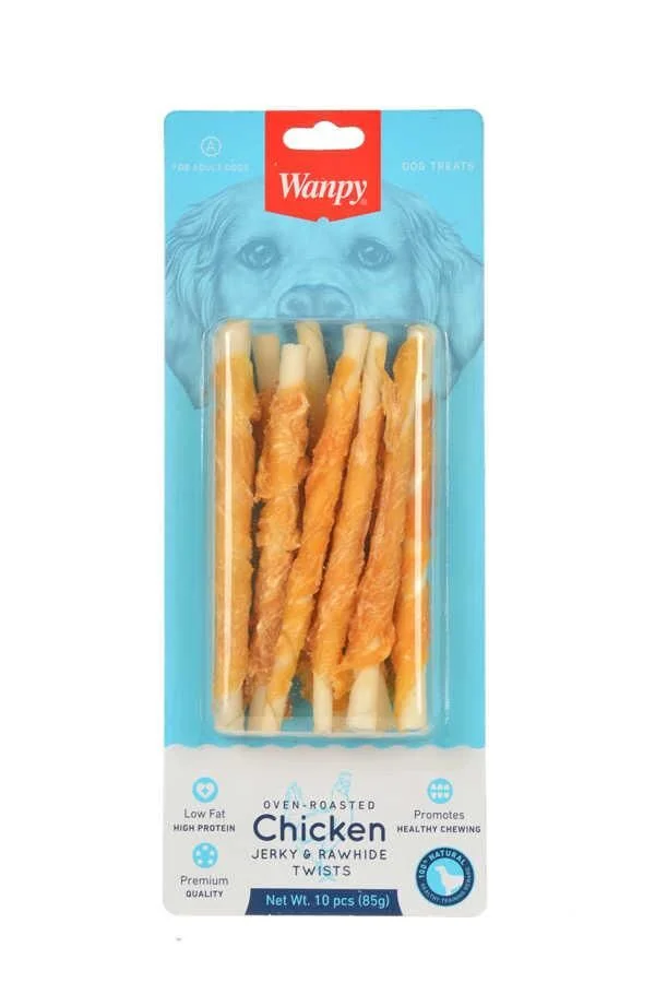 Wanpy Deri Üzerine Tavuk Sarılı 85 gr Köpek Ödülü
