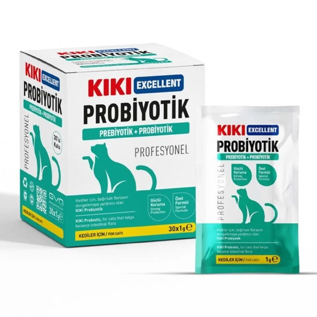 KIKI Excellent Kedi Probiyotik + Prebiyotik Saşe 1 gr 30