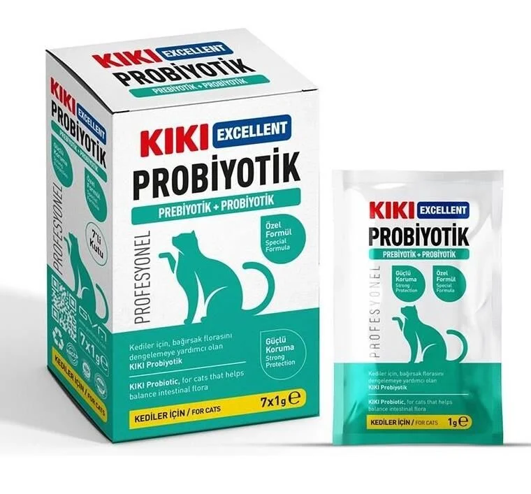 KIKI Excellent Kedi Probiyotik + Prebiyotik Saşe 1 gr 7