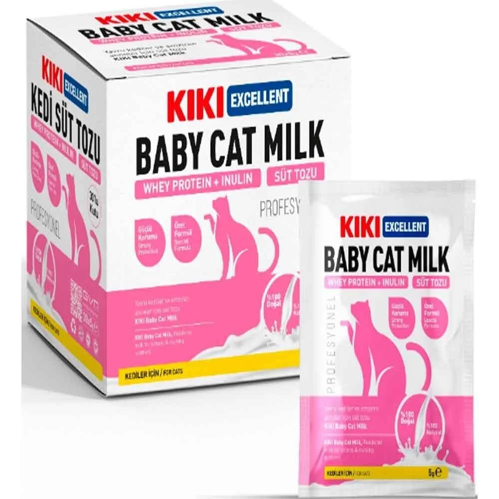 KIKI Excellent Kedi Süt Tozu Sase 5 Gr 10lu Kutu