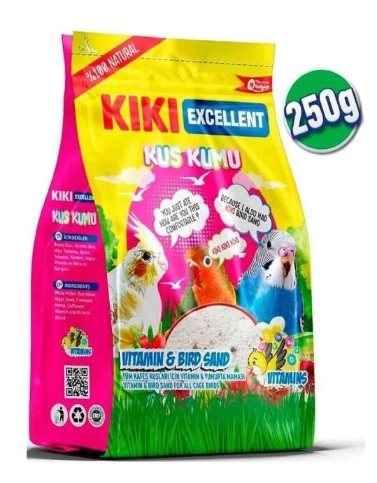 Kiki Excellent Kuş Kumu 250 gr