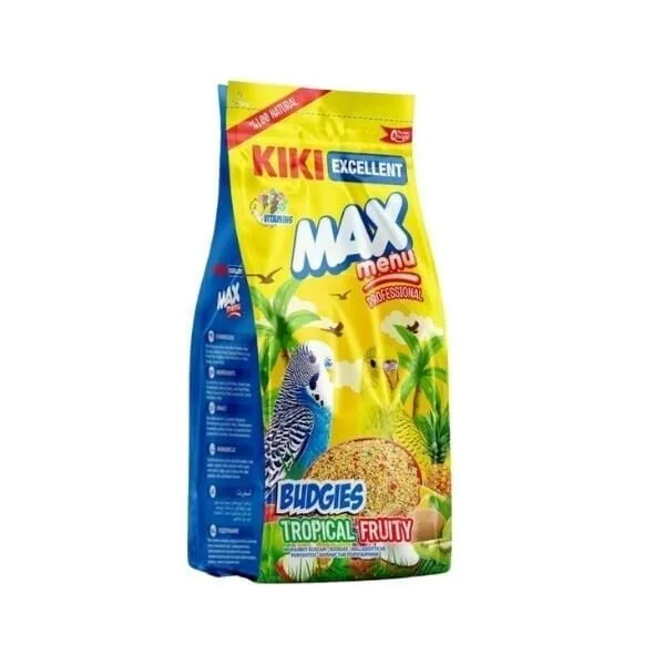 Kiki Excellent Kuş Max Menu Tropikal Meyveli Muhabbet Yemi 500 Gr