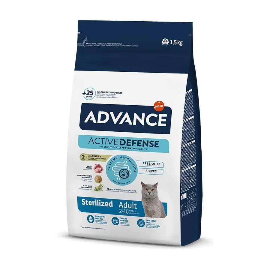 Advance Hindili Kısırlaştırılmış Kedi Maması 1,5 kg