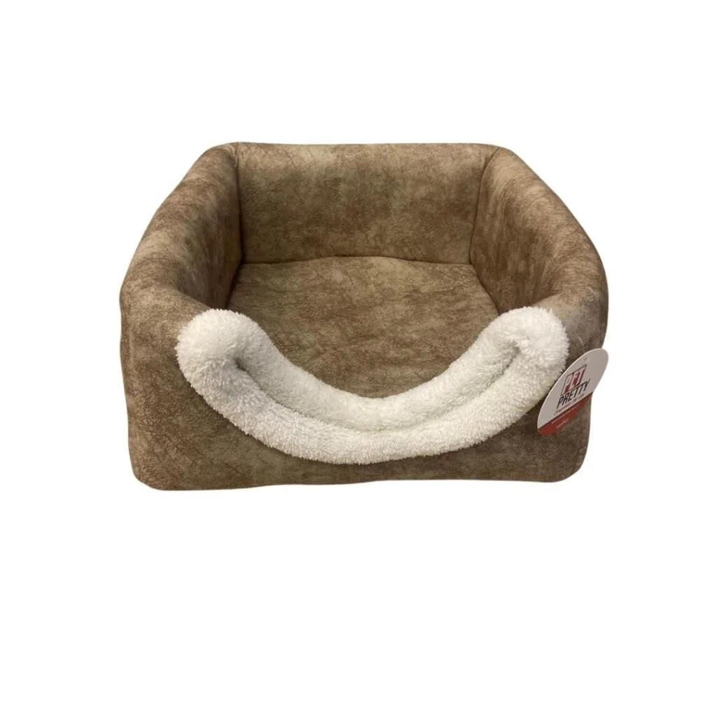 Petpretty Comfort Üç Fonksiyonlu Kedi Yatağı Krem 42x42x23cm
