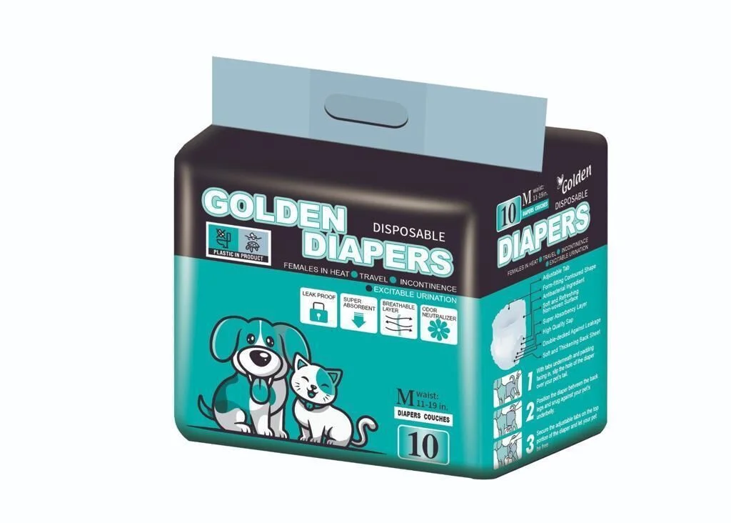 Golden Köpek Alt Bağlama Bezi Diaper Medium