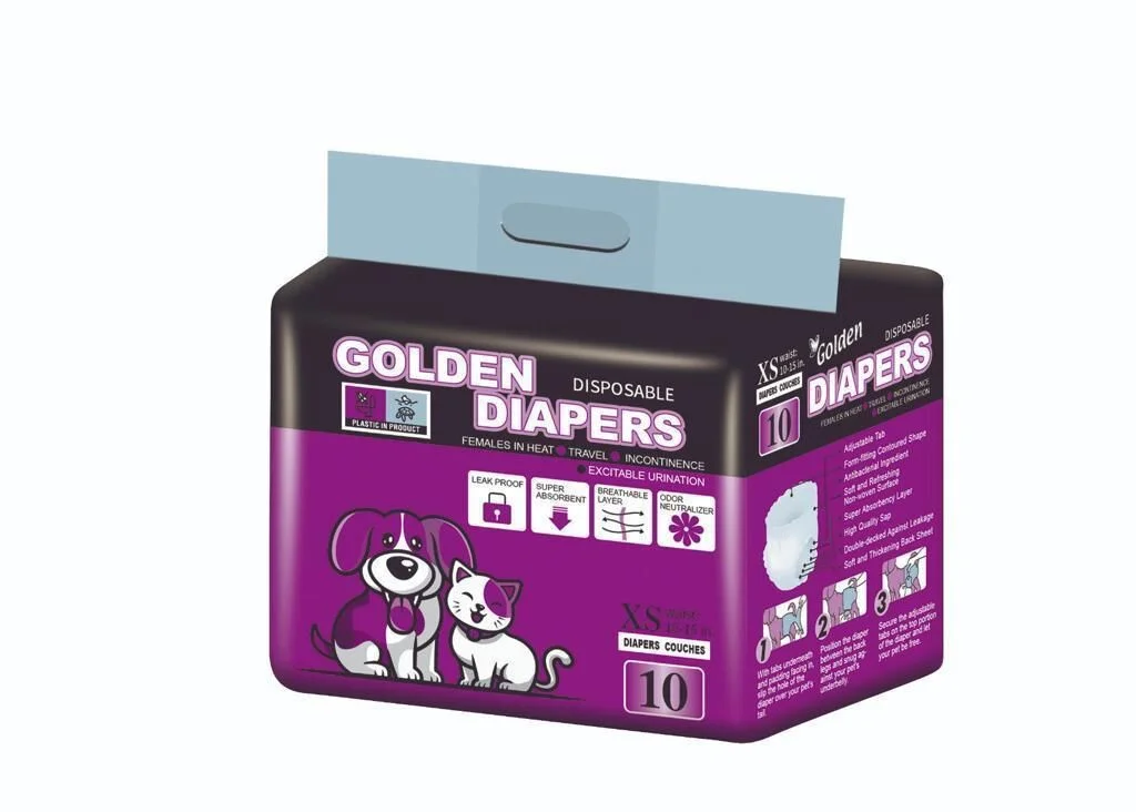 Golden Köpek Alt Bağlama Bezi Diaper Xsmall