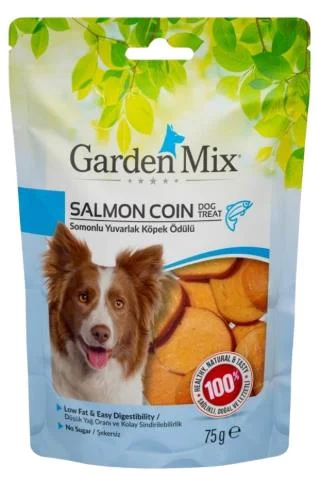 Garden Mix Somonlu Yuvarlak Köpek Ödülü 75 Gr