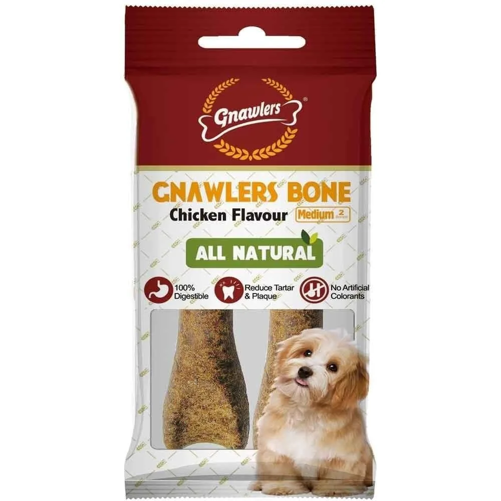 Gnawlers Chicken Bone Köpek Ödülü 11,5 CM 2Li
