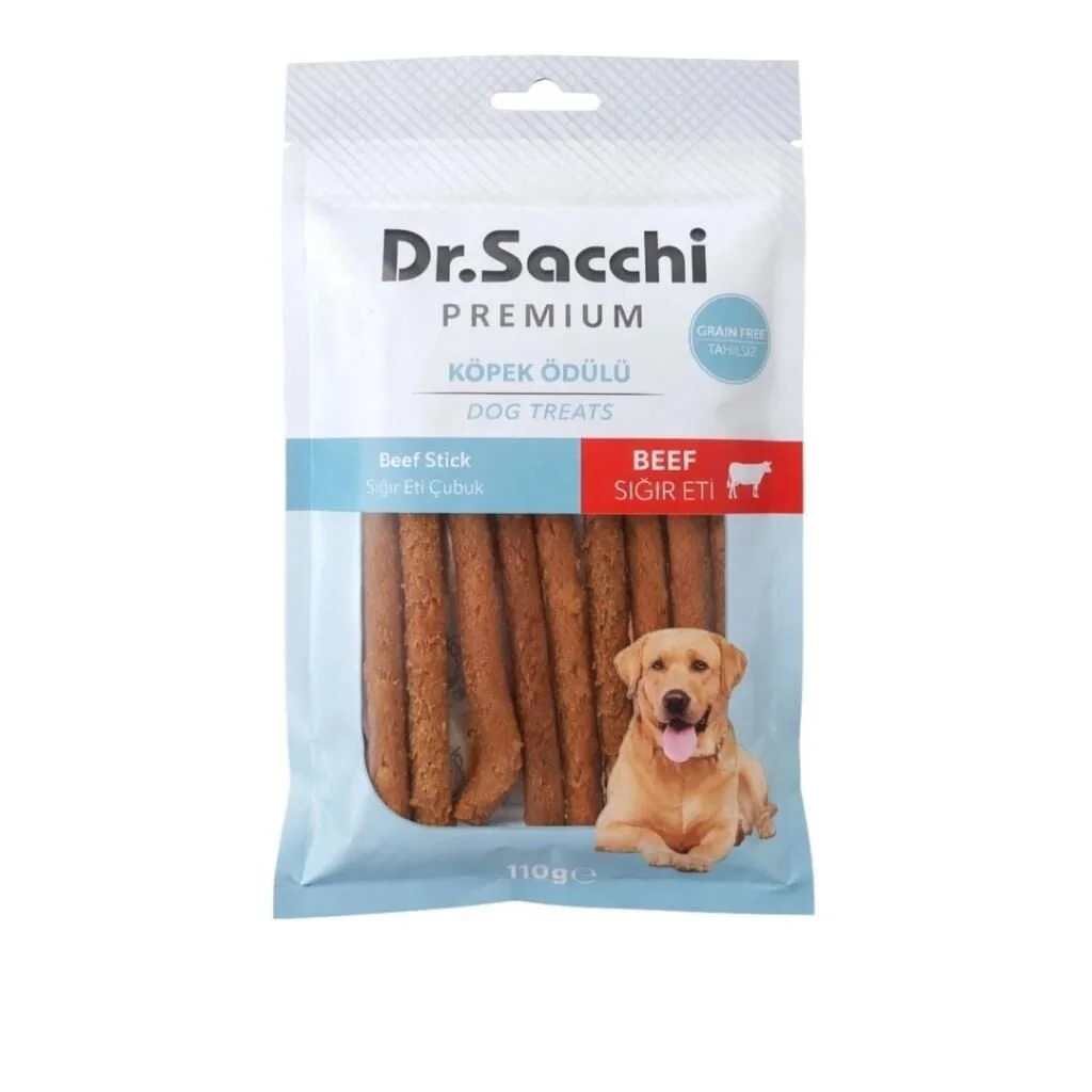 Dr.Sacchi Sığır Etli Çubuk Köpek Ödülü 10'lu 100 Gr
